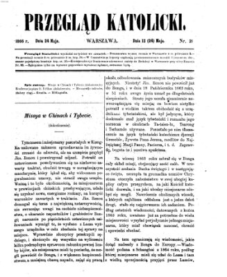 Przegląd Katolicki Donnerstag 24. Mai 1866