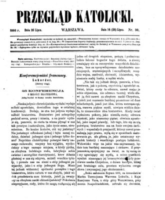 Przegląd Katolicki Donnerstag 26. Juli 1866