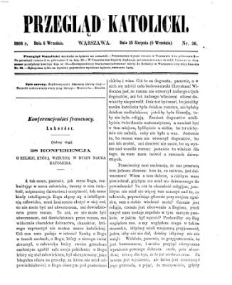 Przegląd Katolicki Donnerstag 6. September 1866