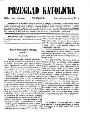 Przegląd Katolicki Donnerstag 16. Januar 1868