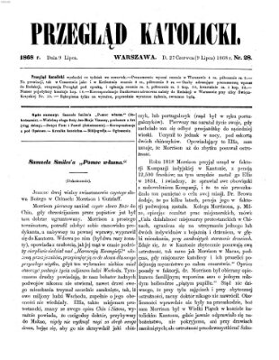 Przegląd Katolicki Donnerstag 9. Juli 1868