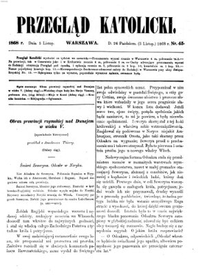 Przegląd Katolicki Donnerstag 5. November 1868