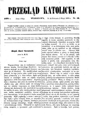 Przegląd Katolicki Donnerstag 5. Mai 1870