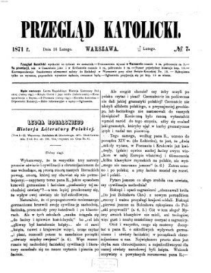 Przegląd Katolicki Donnerstag 16. Februar 1871