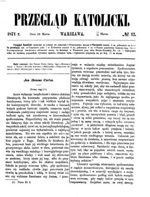 Przegląd Katolicki Donnerstag 23. März 1871