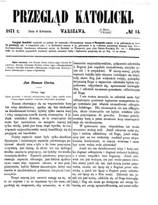 Przegląd Katolicki Donnerstag 6. April 1871