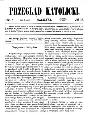 Przegląd Katolicki Donnerstag 6. Juli 1871