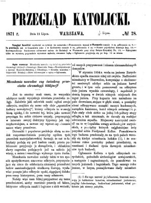 Przegląd Katolicki Donnerstag 13. Juli 1871