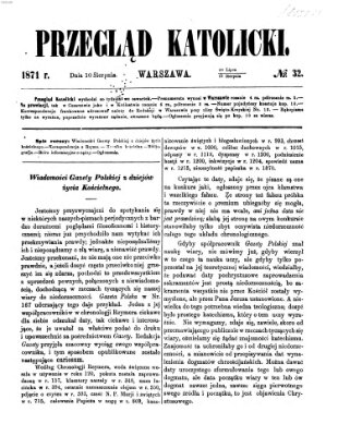 Przegląd Katolicki Donnerstag 10. August 1871