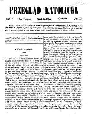 Przegląd Katolicki Donnerstag 17. August 1871