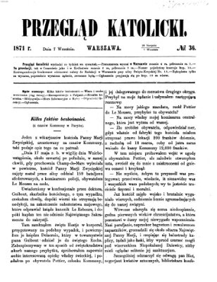 Przegląd Katolicki Donnerstag 7. September 1871