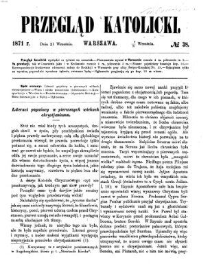 Przegląd Katolicki Donnerstag 21. September 1871