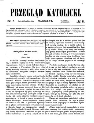 Przegląd Katolicki Donnerstag 12. Oktober 1871