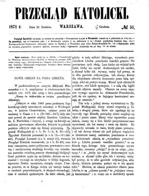 Przegląd Katolicki Donnerstag 21. Dezember 1871