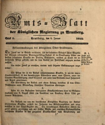 Amtsblatt für den Regierungsbezirk Arnsberg Samstag 6. Januar 1844