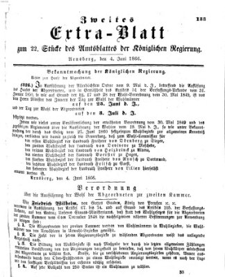 Amtsblatt für den Regierungsbezirk Arnsberg Montag 4. Juni 1866