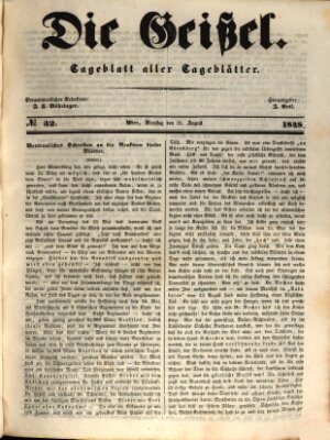 Die Geißel Dienstag 29. August 1848