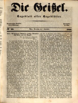 Die Geißel Donnerstag 7. September 1848