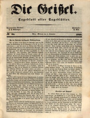 Die Geißel Mittwoch 13. September 1848