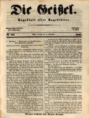 Die Geißel Samstag 30. September 1848