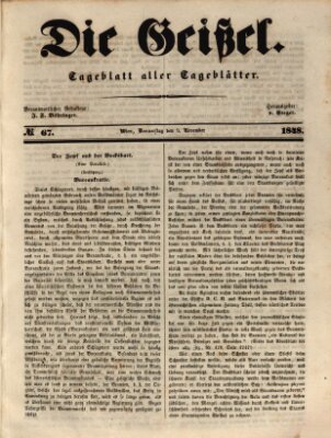 Die Geißel Donnerstag 9. November 1848