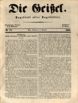 Die Geißel Dienstag 21. November 1848