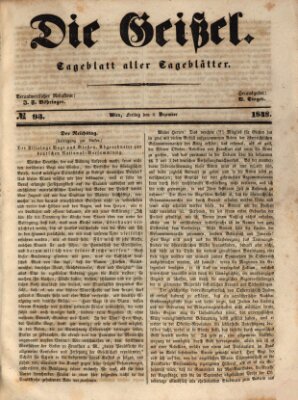 Die Geißel Freitag 8. Dezember 1848