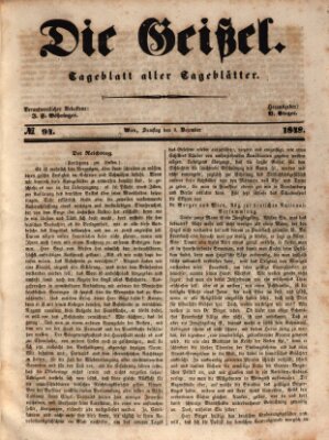 Die Geißel Samstag 9. Dezember 1848