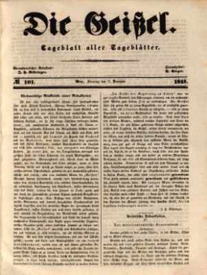 Die Geißel Sonntag 17. Dezember 1848