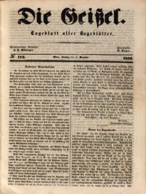 Die Geißel Samstag 30. Dezember 1848