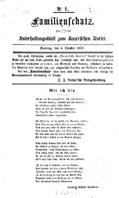 Familienschatz (Bayerischer Kurier) Sonntag 4. Oktober 1857