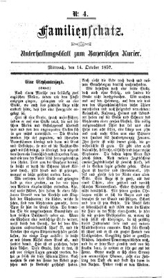 Familienschatz (Bayerischer Kurier) Mittwoch 14. Oktober 1857