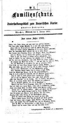 Familienschatz (Bayerischer Kurier) Mittwoch 2. Januar 1861