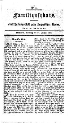 Familienschatz (Bayerischer Kurier) Sonntag 13. Januar 1861