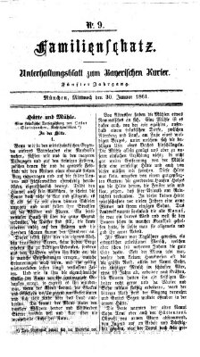Familienschatz (Bayerischer Kurier) Mittwoch 30. Januar 1861