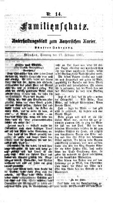 Familienschatz (Bayerischer Kurier) Sonntag 17. Februar 1861