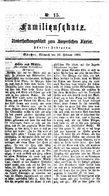 Familienschatz (Bayerischer Kurier) Mittwoch 20. Februar 1861