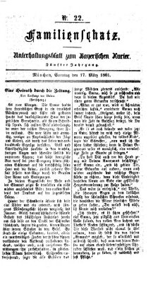 Familienschatz (Bayerischer Kurier) Sonntag 17. März 1861