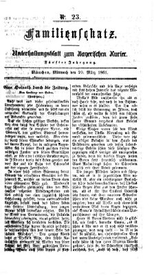 Familienschatz (Bayerischer Kurier) Mittwoch 20. März 1861