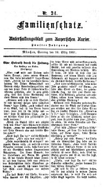 Familienschatz (Bayerischer Kurier) Sonntag 24. März 1861