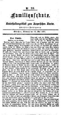 Familienschatz (Bayerischer Kurier) Mittwoch 15. Mai 1861