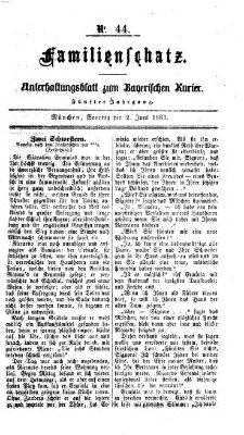 Familienschatz (Bayerischer Kurier) Sonntag 2. Juni 1861