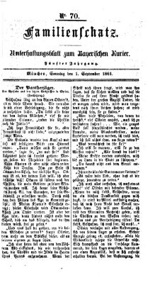 Familienschatz (Bayerischer Kurier) Sonntag 1. September 1861