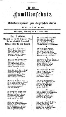 Familienschatz (Bayerischer Kurier) Mittwoch 9. Oktober 1861