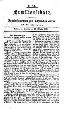 Familienschatz (Bayerischer Kurier) Sonntag 20. Oktober 1861