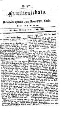 Familienschatz (Bayerischer Kurier) Mittwoch 30. Oktober 1861