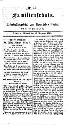 Familienschatz (Bayerischer Kurier) Mittwoch 27. November 1861