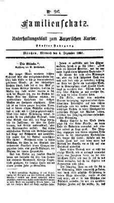 Familienschatz (Bayerischer Kurier) Mittwoch 4. Dezember 1861