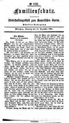 Familienschatz (Bayerischer Kurier) Sonntag 22. Dezember 1861