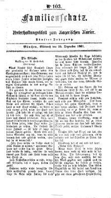 Familienschatz (Bayerischer Kurier) Mittwoch 25. Dezember 1861